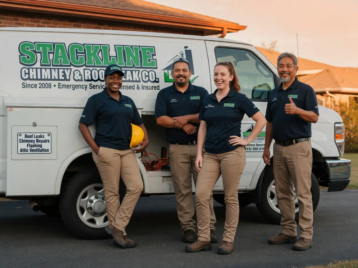 Chimney flashing repair company in Glencoe, OK